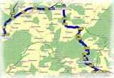 Route von Hochscheid nach Hochtetten-Dhaun!     -     (Kartenauschnitt mit freundlicher Genehmigung der MAP&GUIDE GmbH aus dem "Motorrad Tourenplaner 2002/2003" entnommen!)
